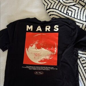 Old Navy Black Mars Graphic Tee